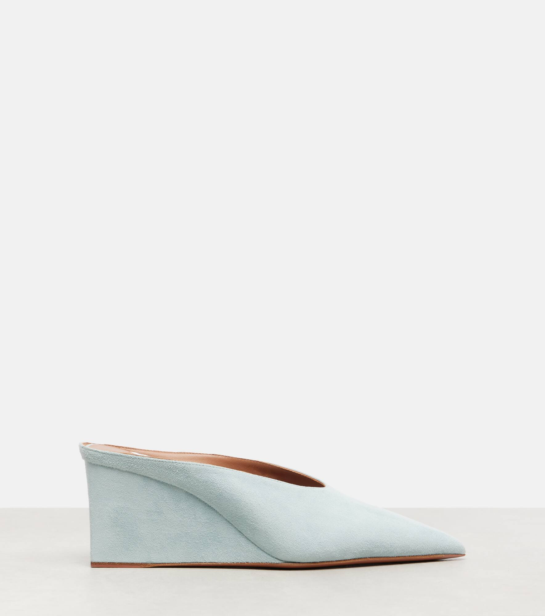 Cube 75 suede wedge mules - 4