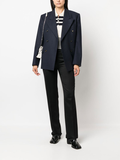 Maison Margiela four-stitch tailored tuxedo trousers outlook