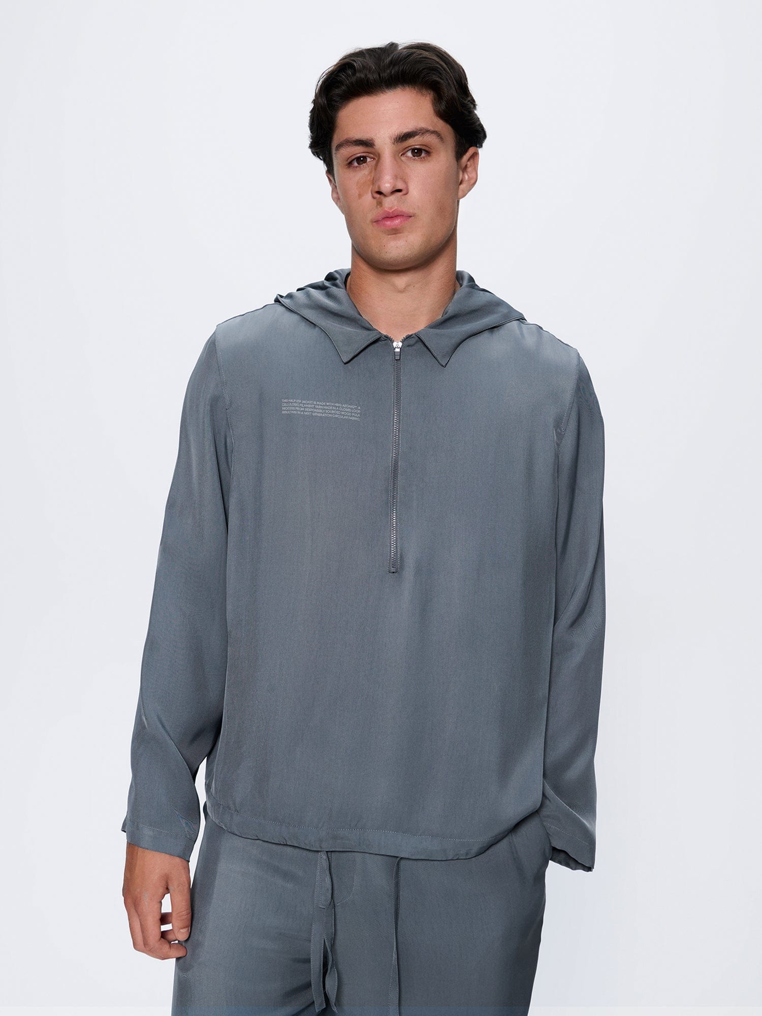 Mens AeoniQ™ Half-Zip Overtop - Atmosphere Gray - 3