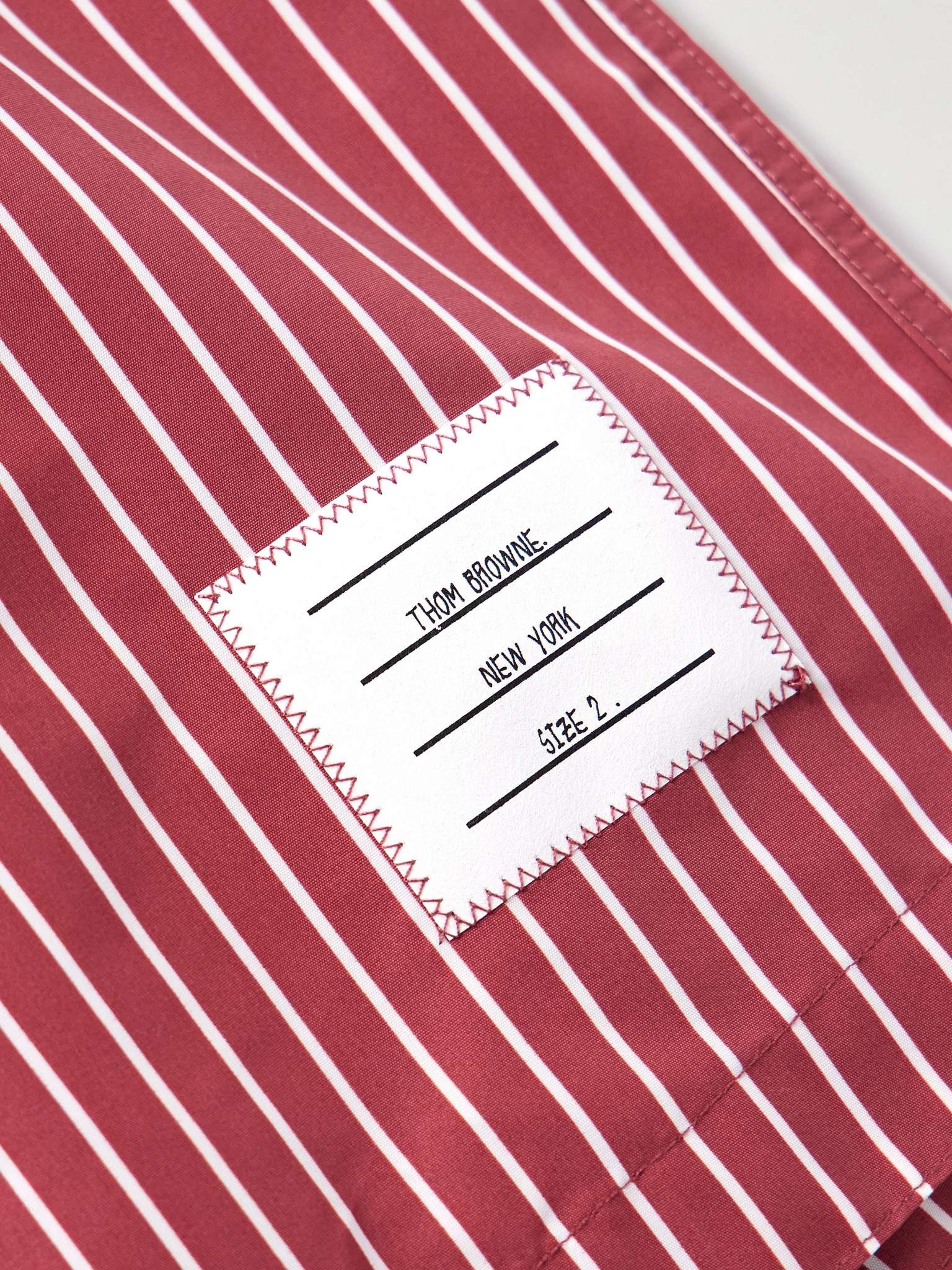 Slim-Fit Short-Length Striped Swim Shorts - 2