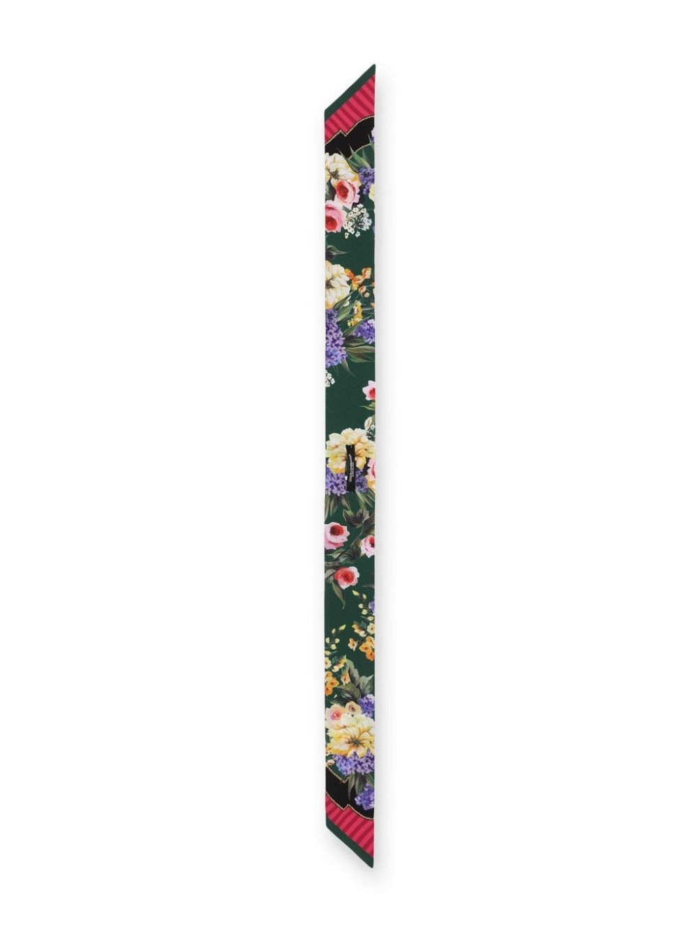 floral-print silk scarf - 3