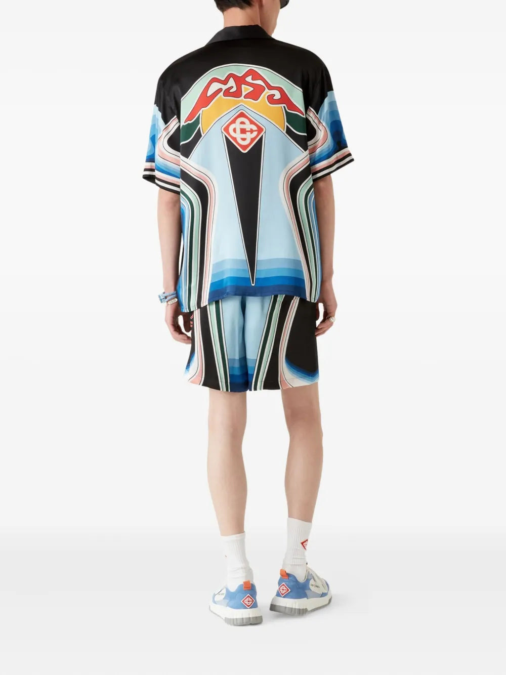 Graphic Mountain Print Shirt - 3
