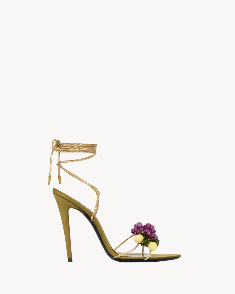 MON CHÉRI SANDALS IN SUEDE AND RHINESTONES 1