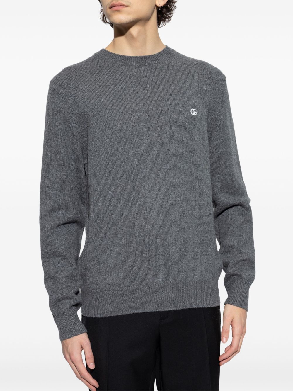 embroidered sweater - 2