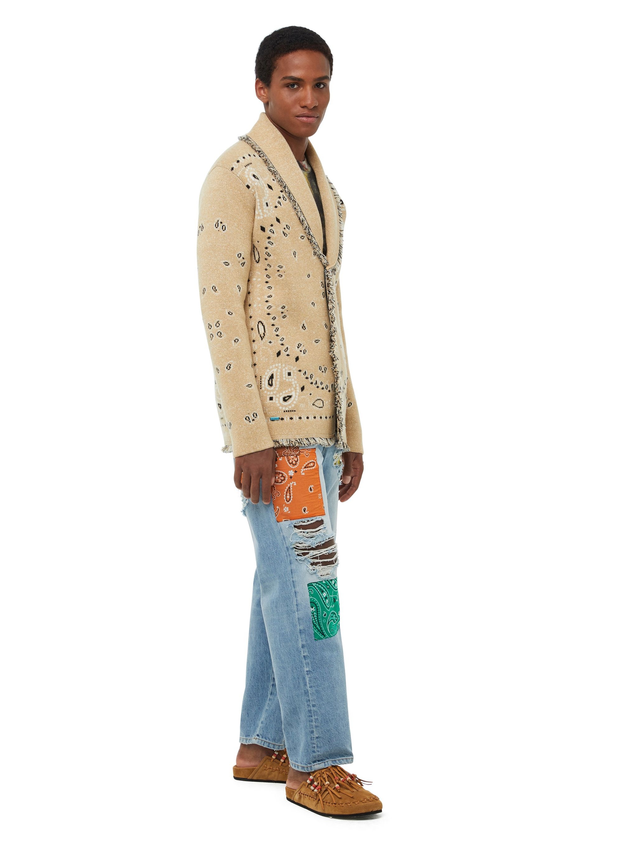 Bandana Jacquard Cardigan - 5