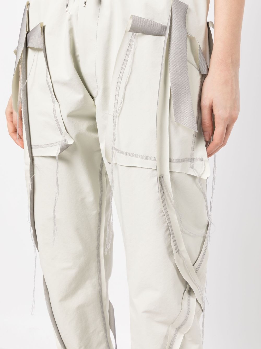 panelled nylon trousers - 5