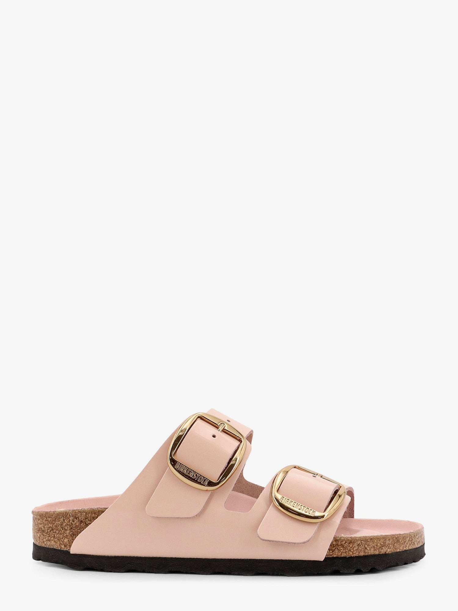 Arizona Big Buckle Patent Leather Sandals - 1
