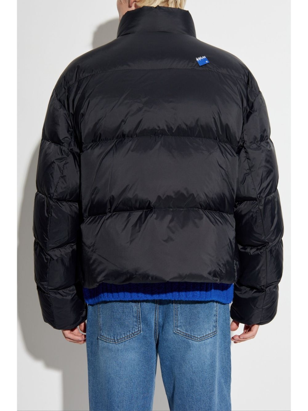 logo patch down jacket - 6