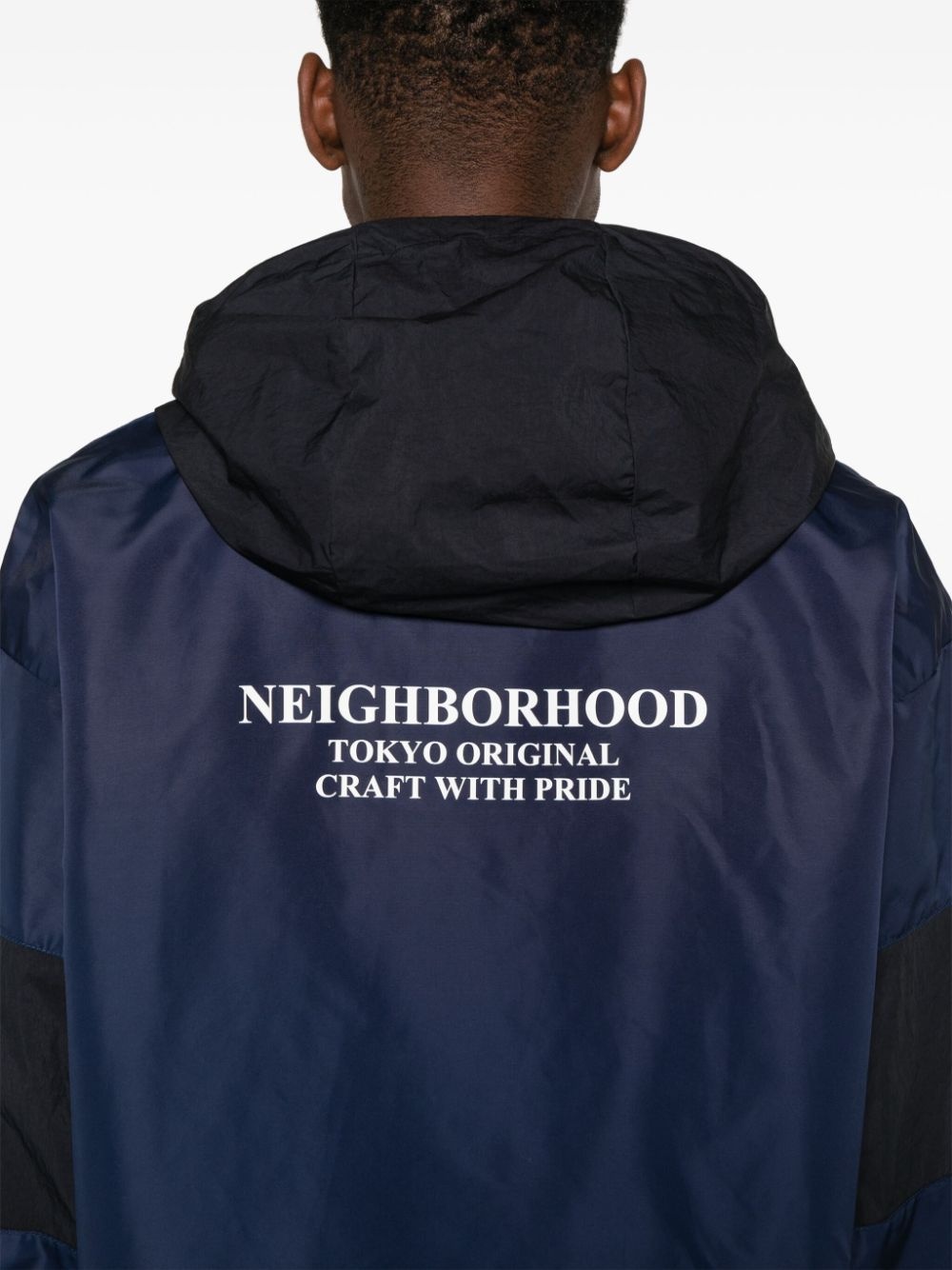 logo-patch jacket - 5