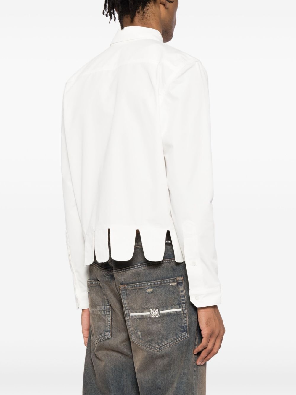 square petal corset shirt - 4