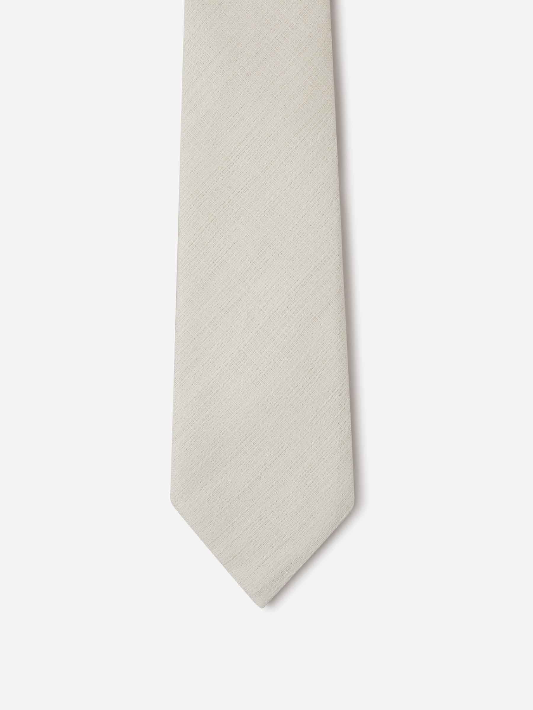 TEXTURED LINEN TIE - 2