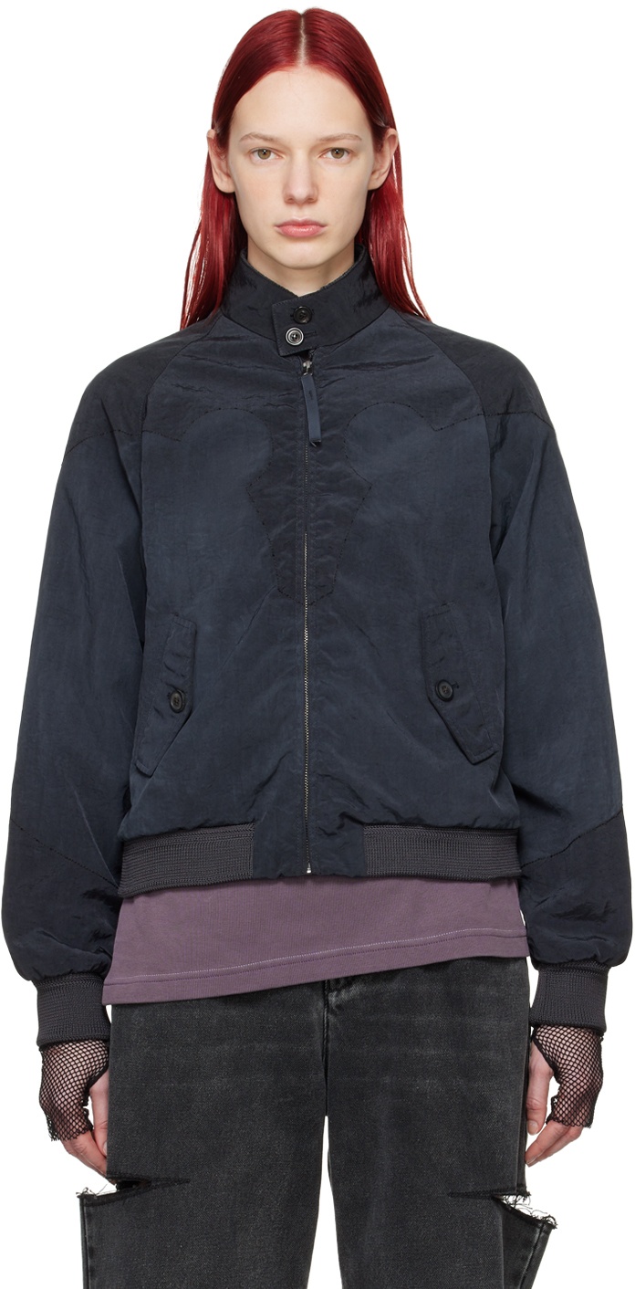 Maison Margiela Black Yoke Bomber Jacket | ssense | REVERSIBLE