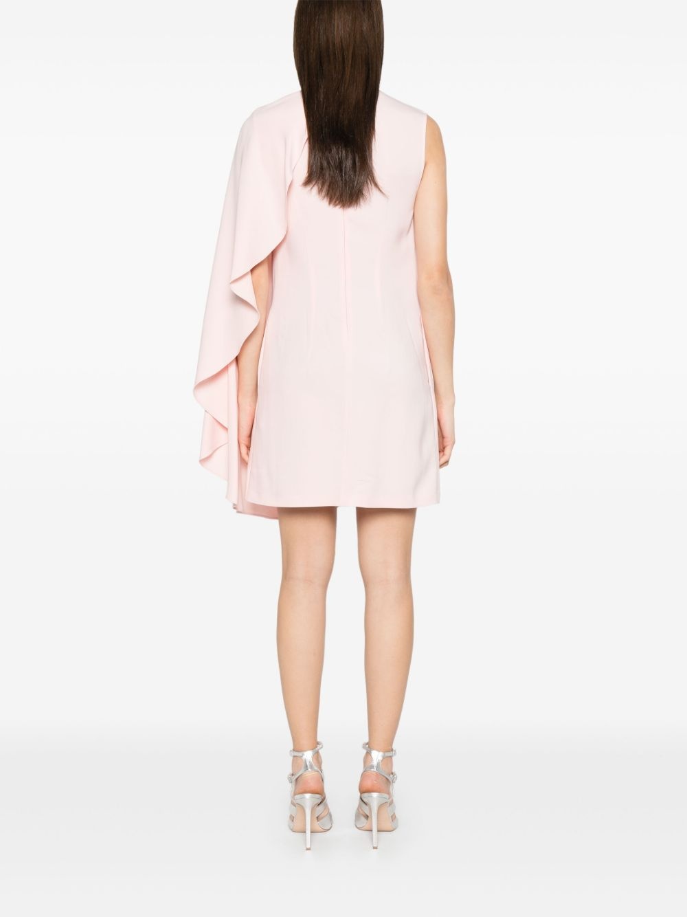 one-sleeve mini dress - 4