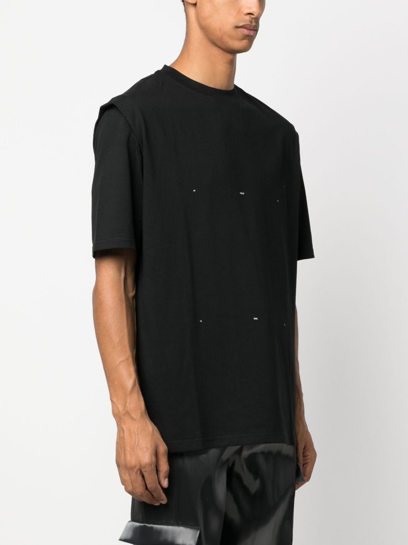 Outline Logo cotton T-shirt 3