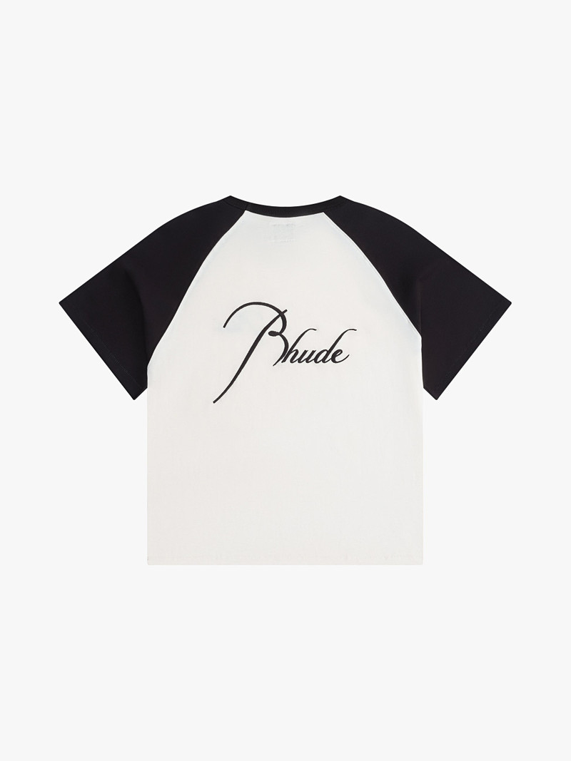 Rhude RAGLAN LOGO TEE outlook