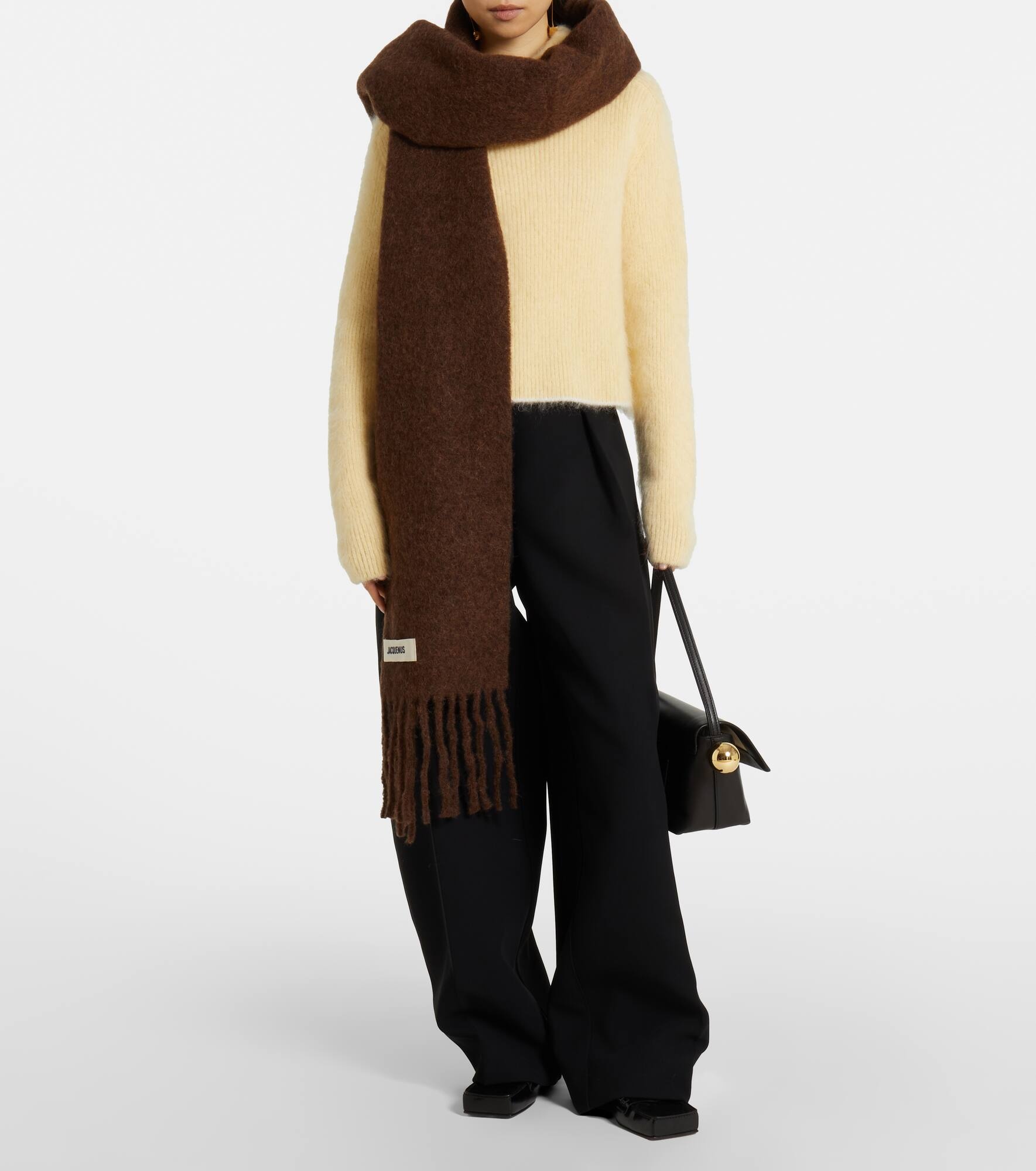 Carro wool-blend scarf - 2