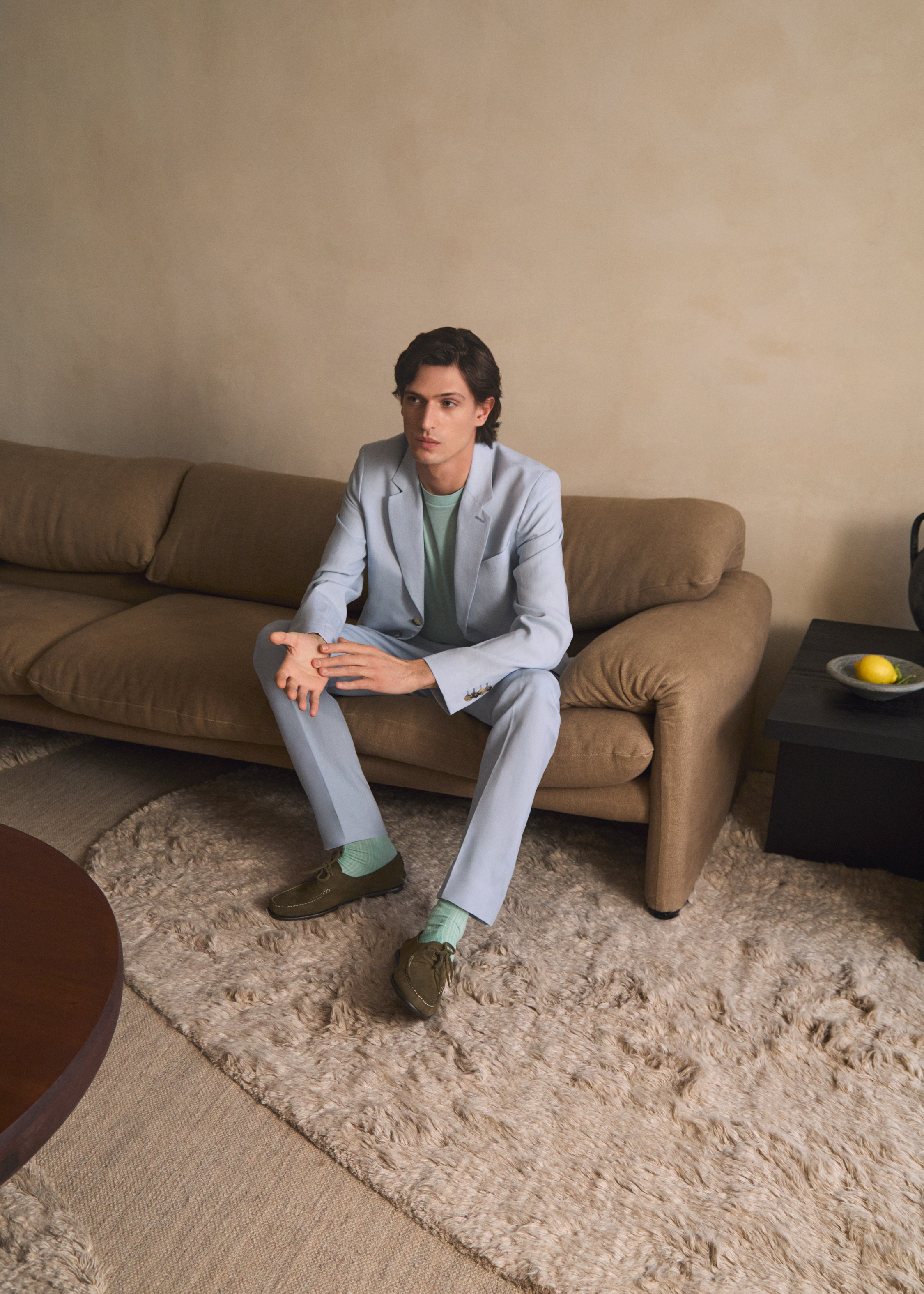 Linen Buggy-Lined Blazer - 2