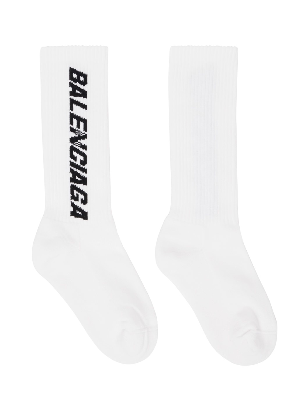 White Racer Socks - 1