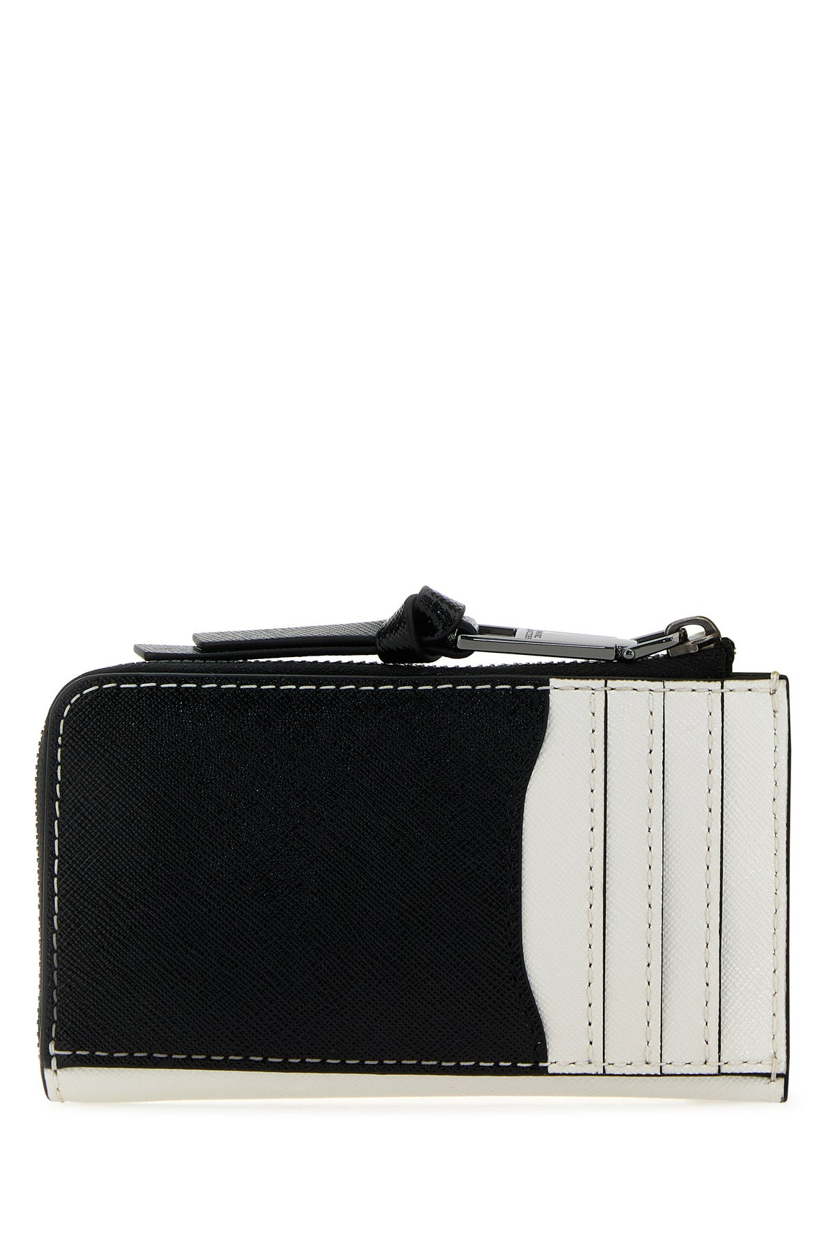 White leather Utility Snapshot wallet - 3