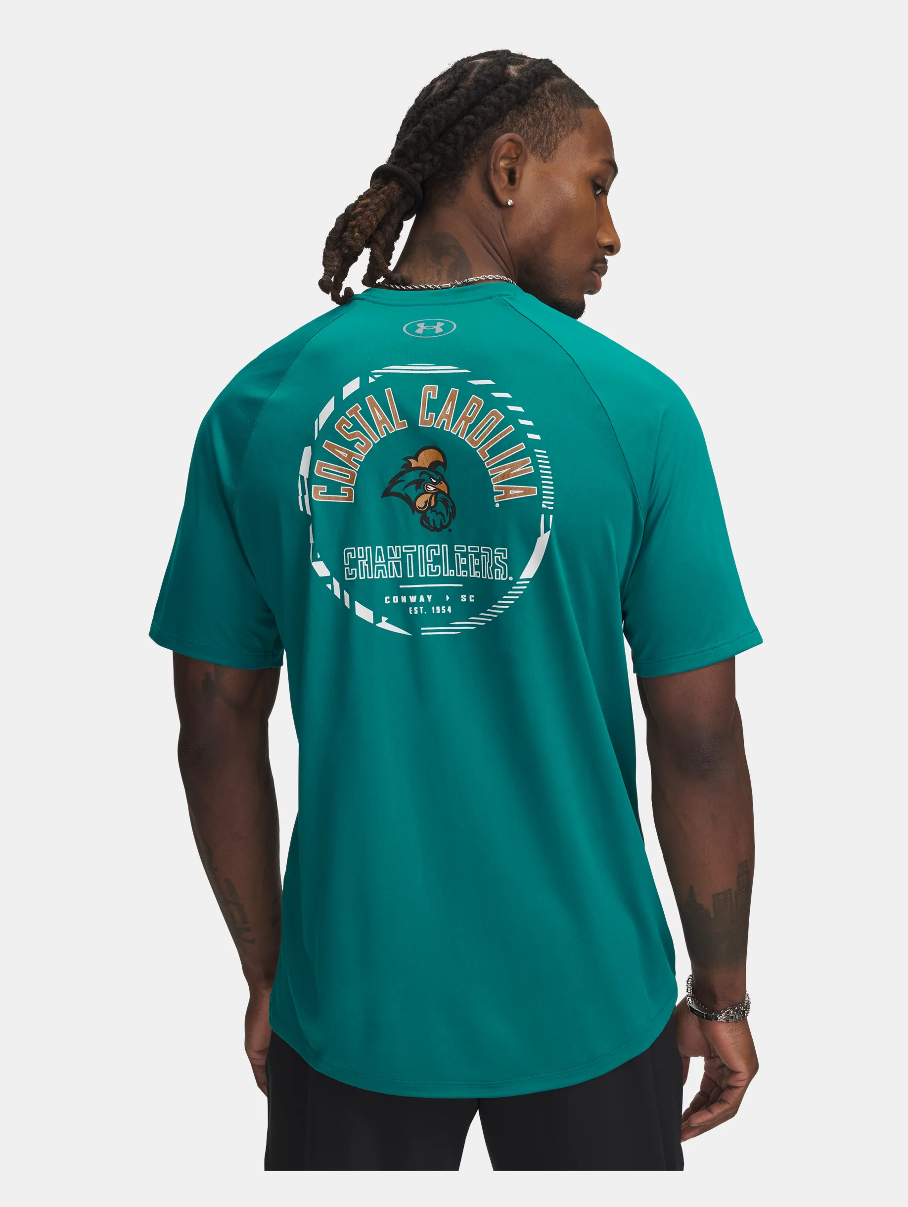 Men's UA Tech™ Collegiate Short Sleeve - 4