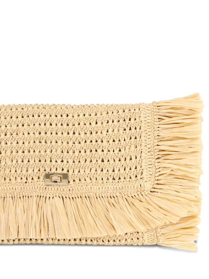 Anya Hindmarch fringed clutch bag outlook