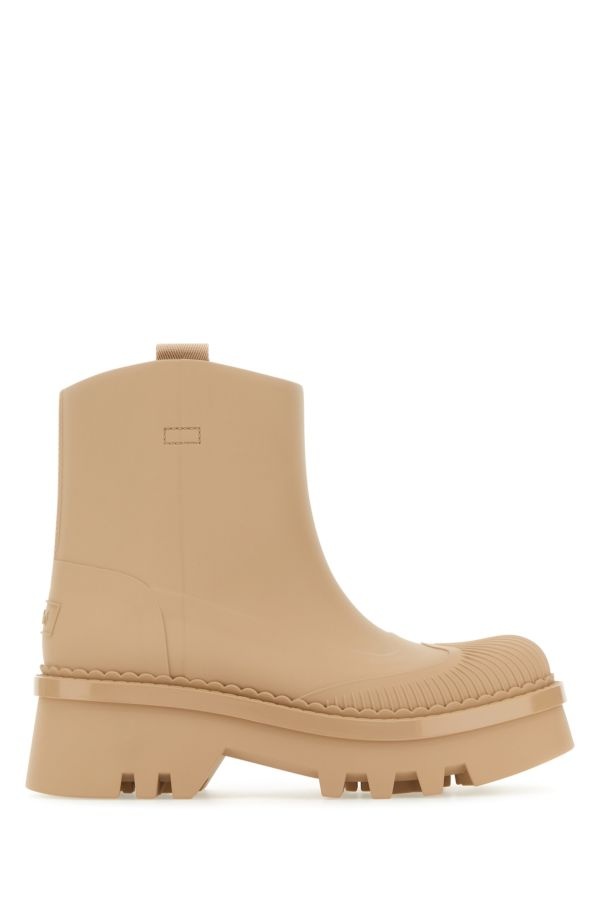 Beige rubber Raina ankle boots - 1