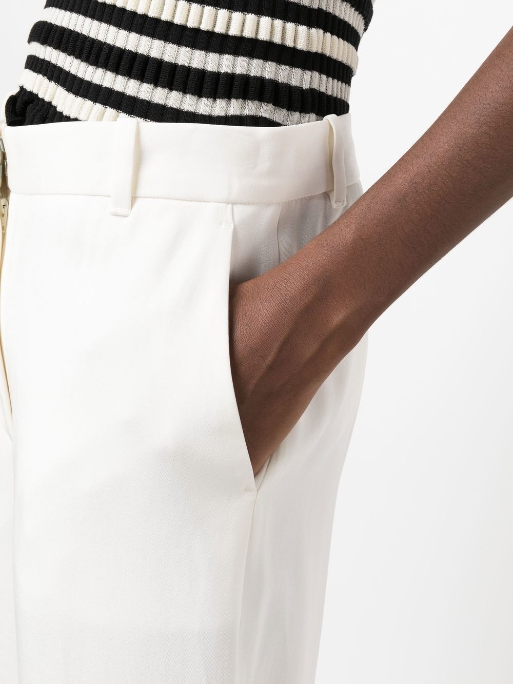 high-rise wide-leg trousers - 5