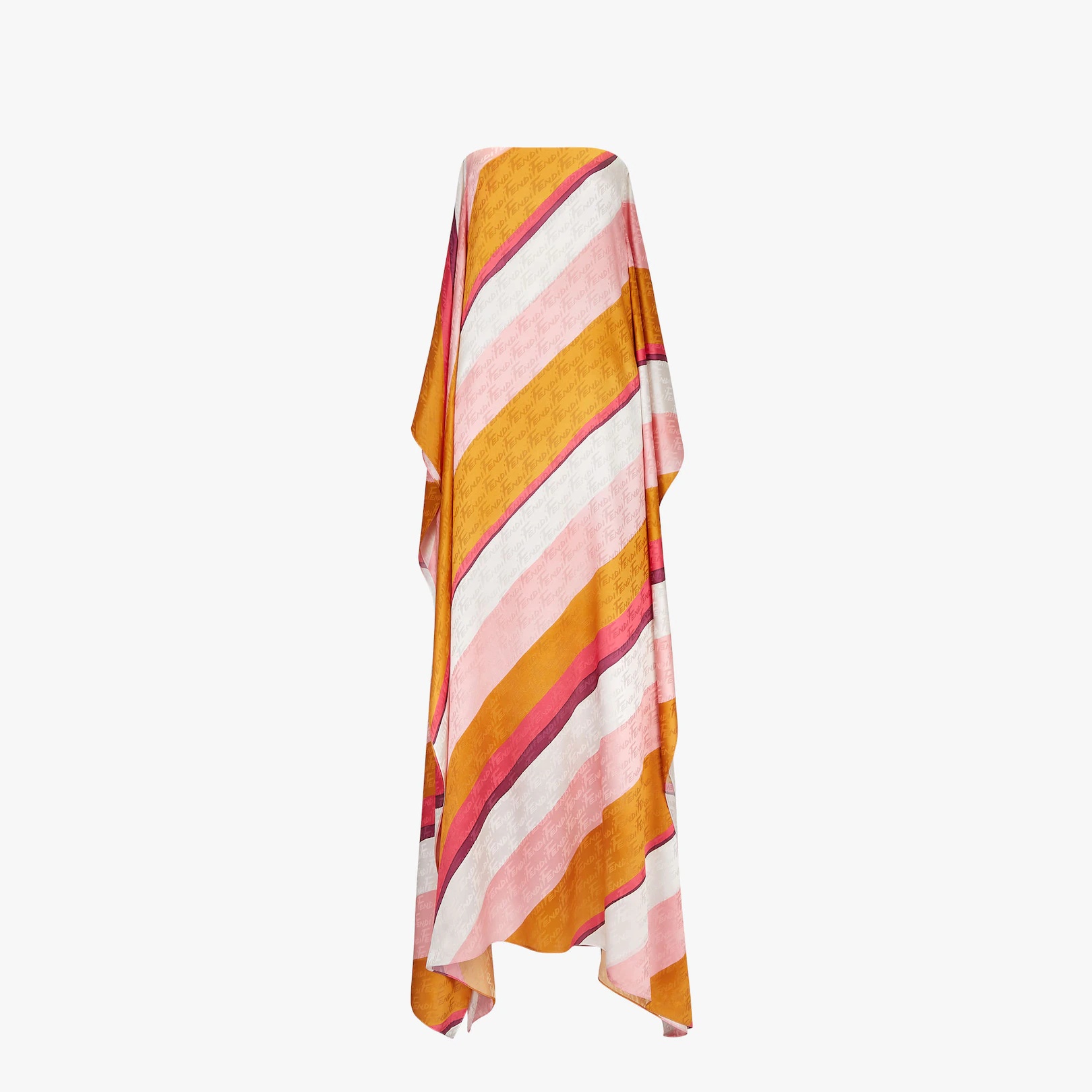 Multicolor silk dress - 1