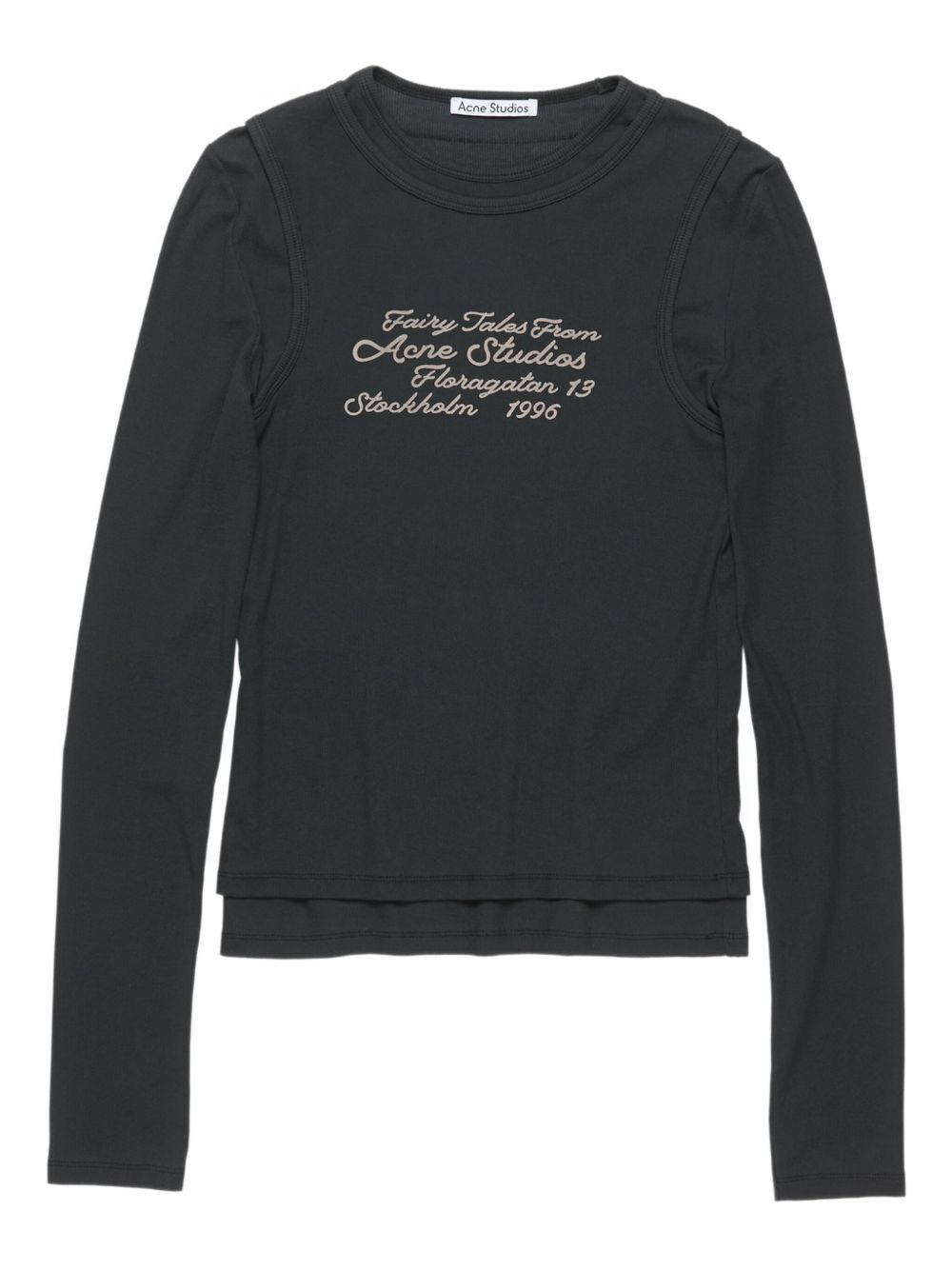 embroidered T-shirt - 1