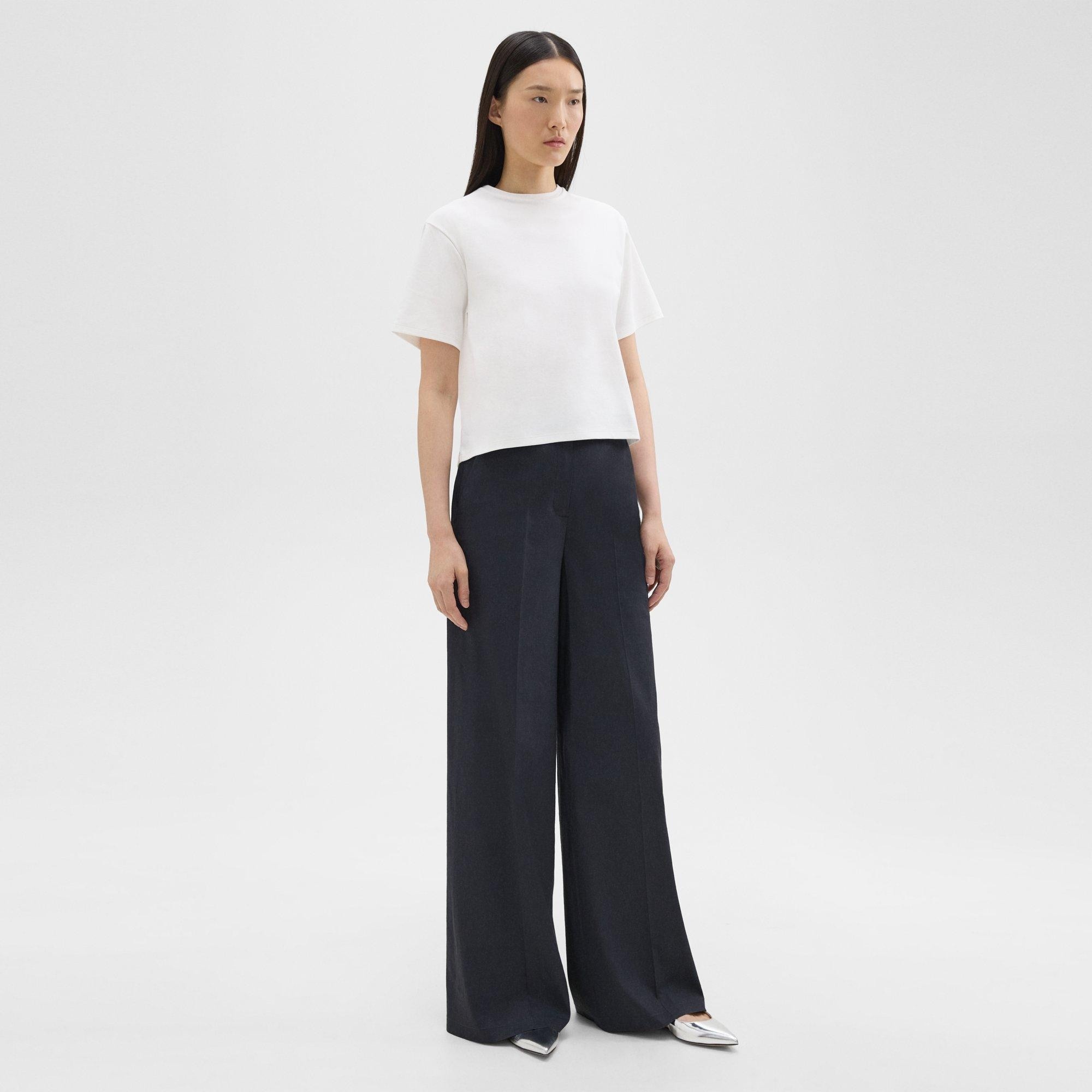 High-Waist Wide-Leg Pant in Good Linen - 3