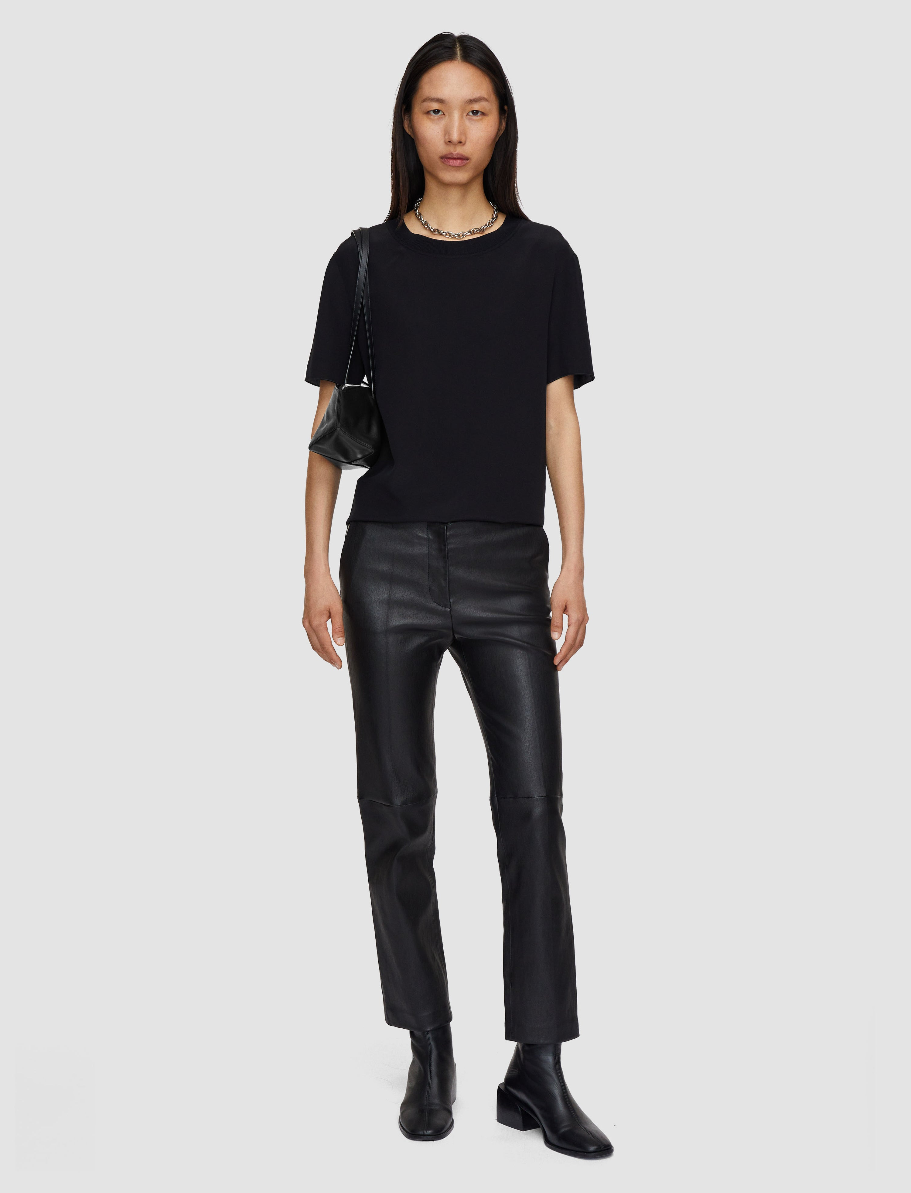 Silk Crepe de Soie Rubin Blouse - 2