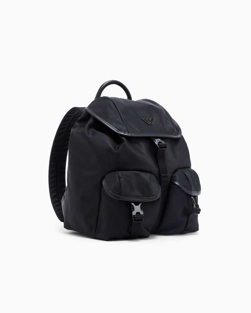 EMPORIO ARMANI MULTI-POCKET BACKPACK IN ASV RECYCLED NYLON outlook