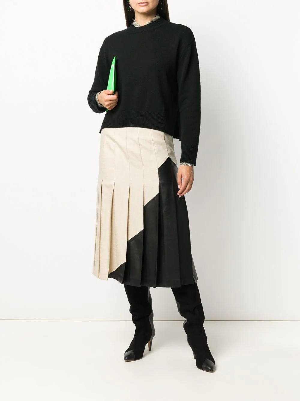 crew-neck cashmere jumper - 2