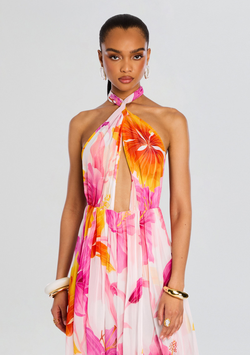 INA SILK CHIFFON DRESS 6