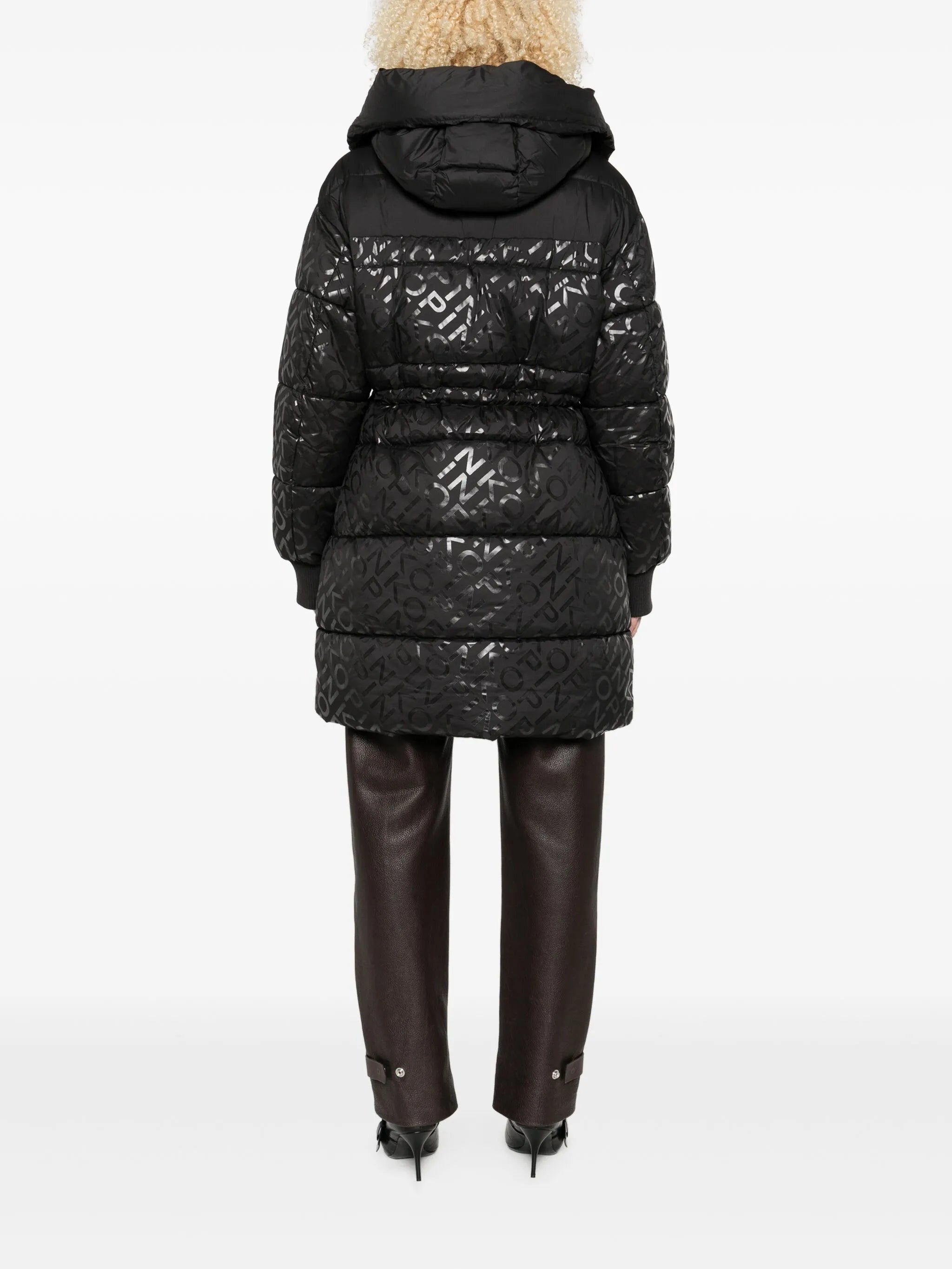 Pinko Logo-print Puffer Coat - 5