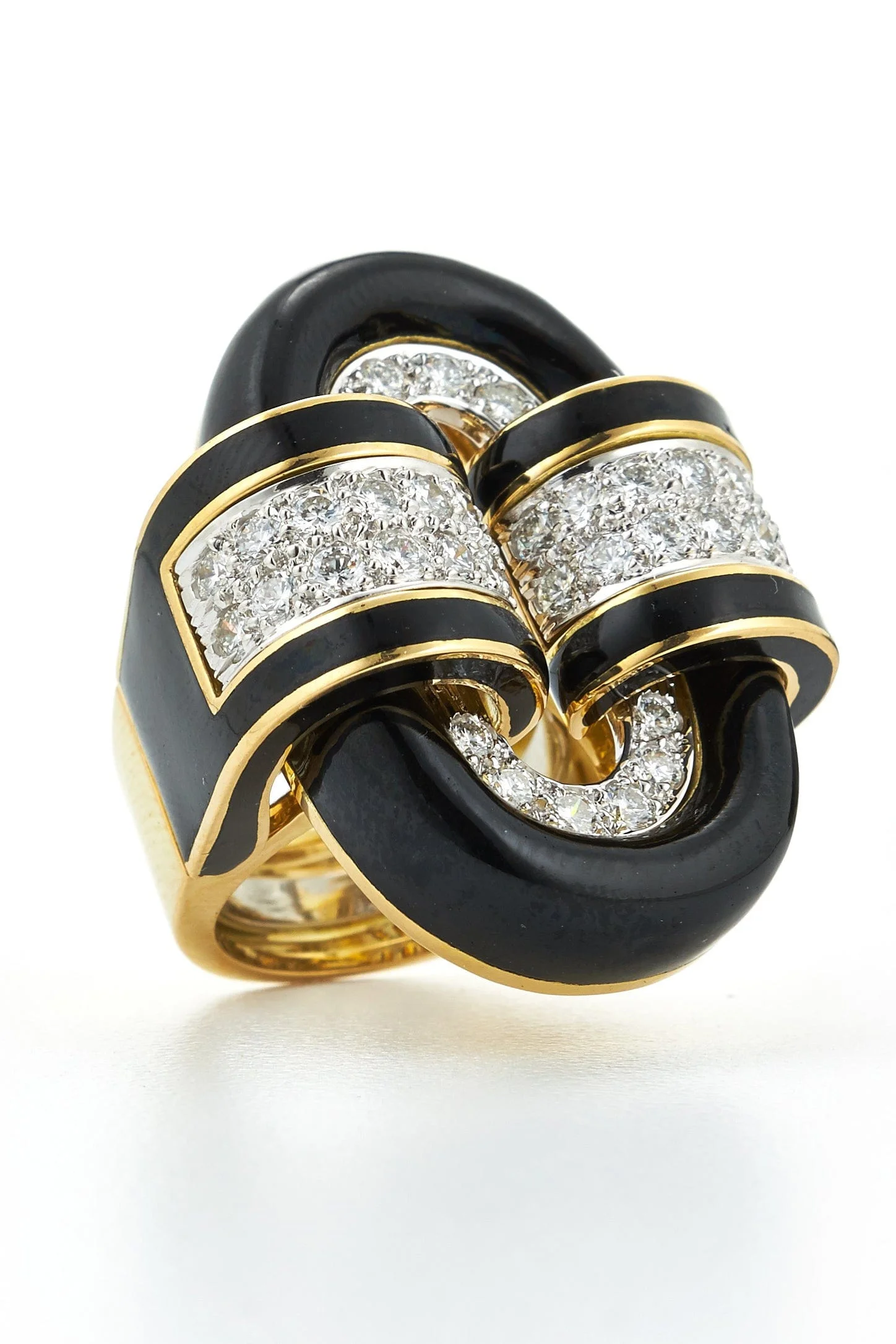 Diamond Buckle Ring - 1