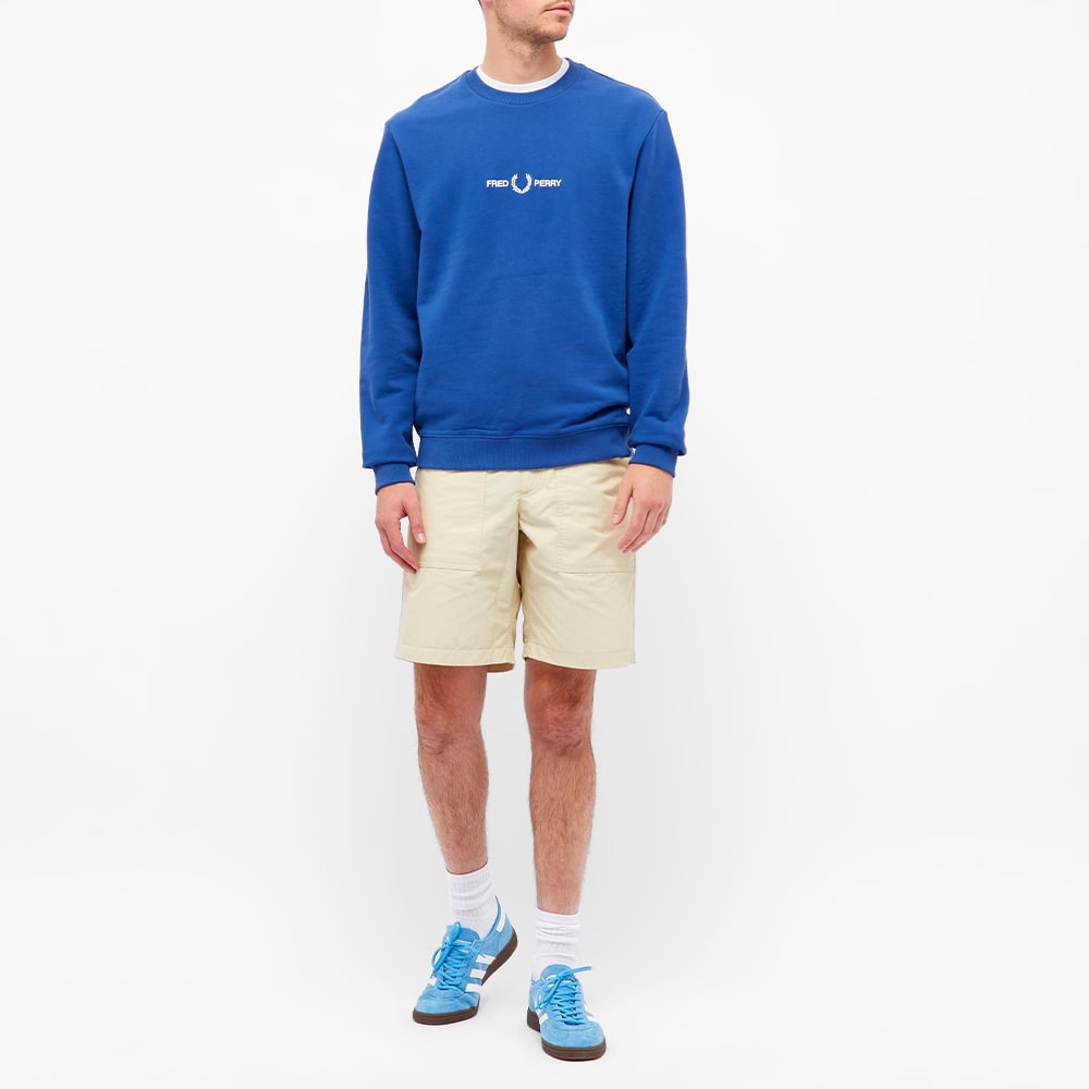 Fred Perry Authentic Embroidered Logo Crew Sweat - 5