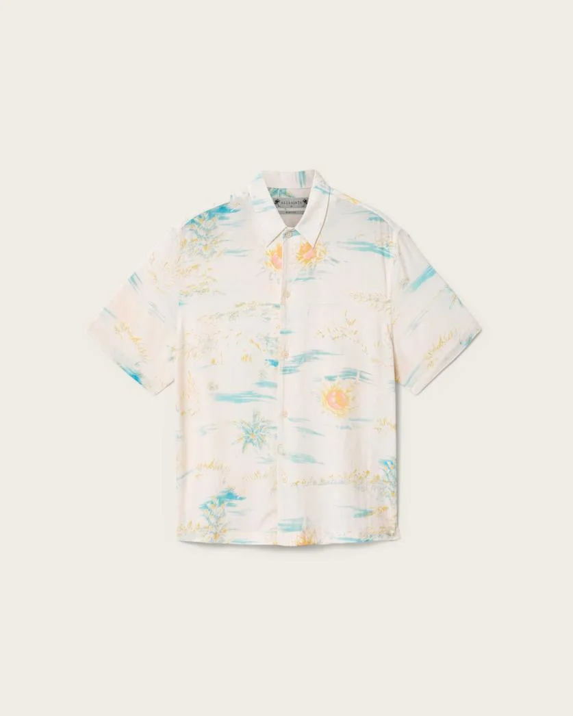 BREEZER BOXY SHORT SLEEVE PRINTED SHIRT - 1