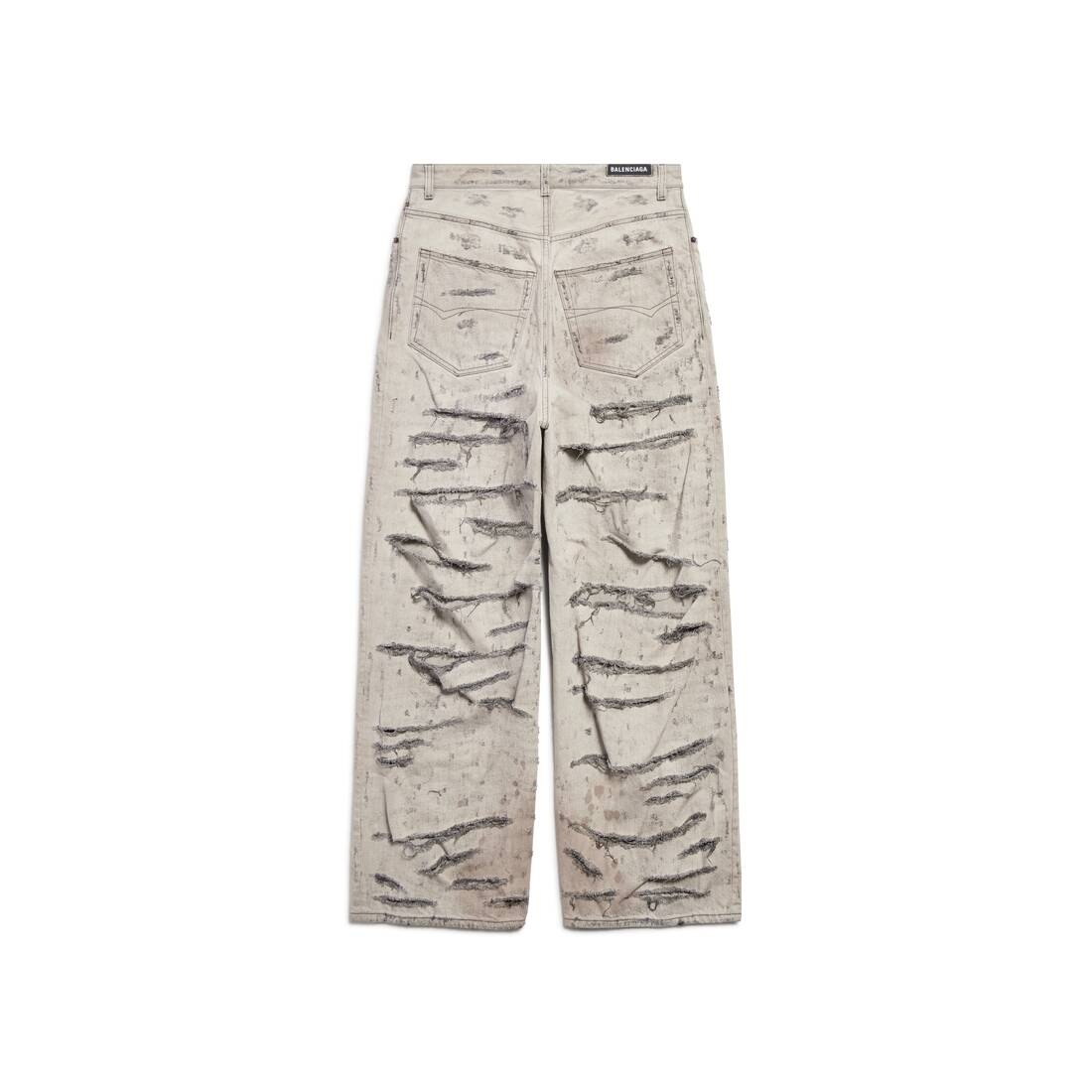 Men's Large Cargo Pants in Beige