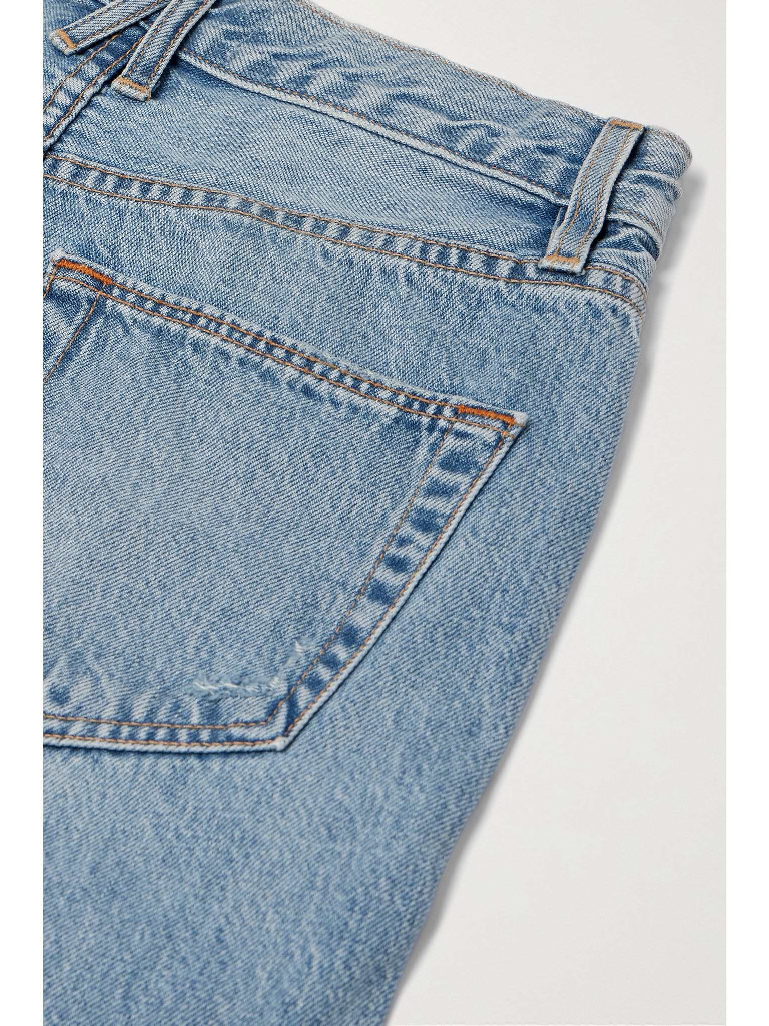 + NET SUSTAIN London high-rise straight-leg organic jeans Mid denim - 6