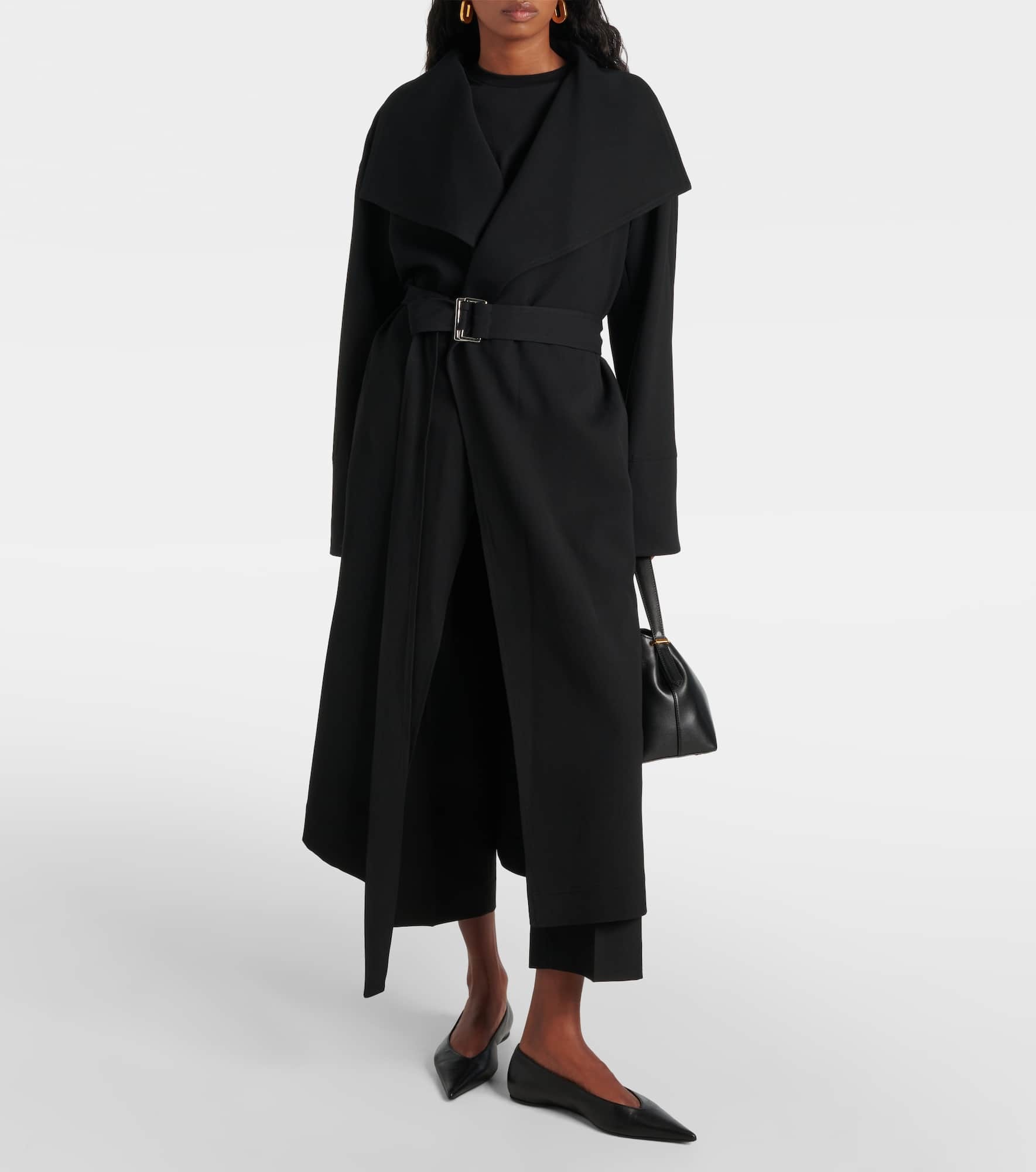 Oversized twill coat - 2