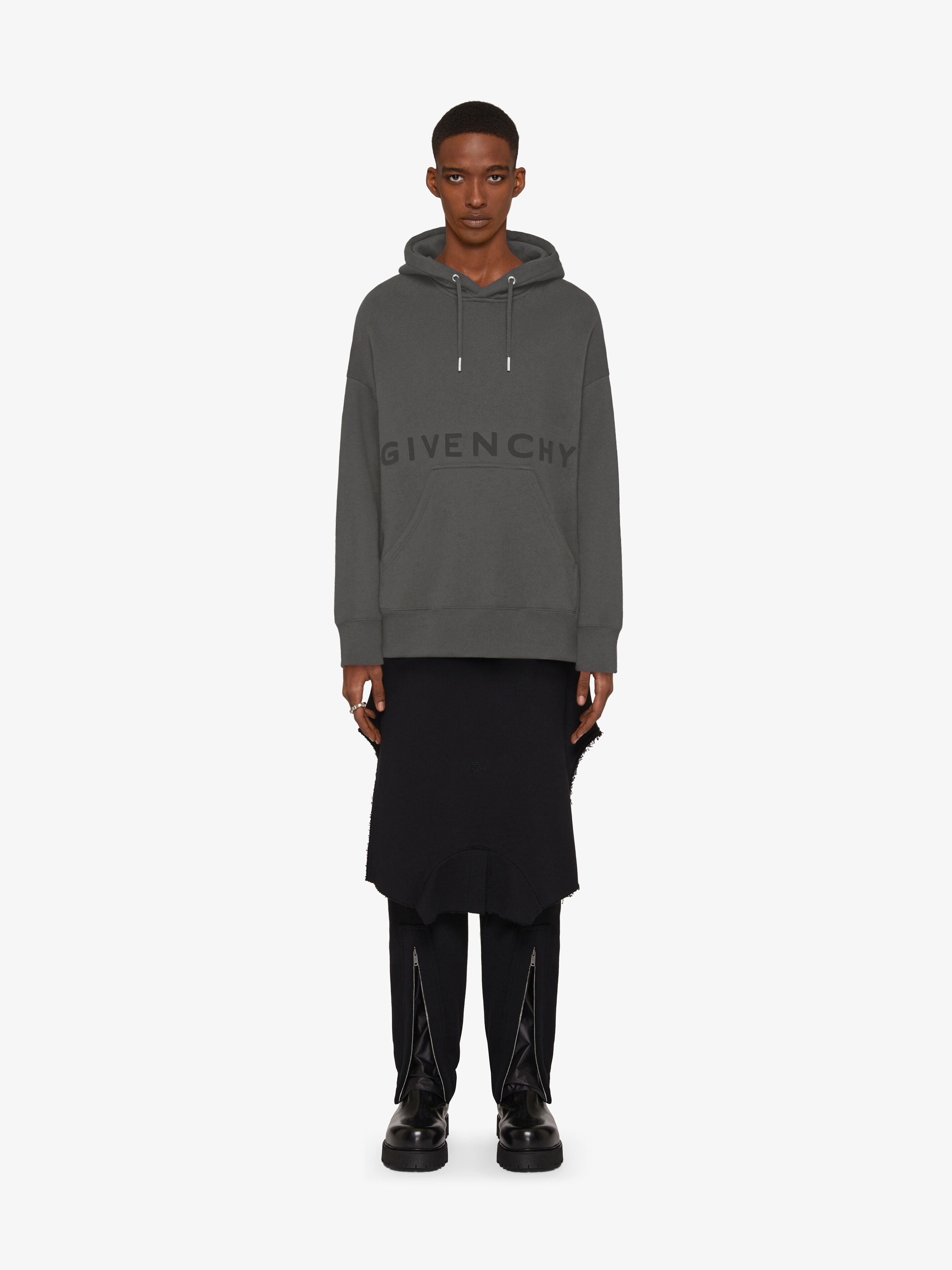パーカー・フーディ GIVENCHY SS24 Slate cotton sweatshirt (BMJ0LA3YLY 011) Slate cotton sweatshirt – G&B