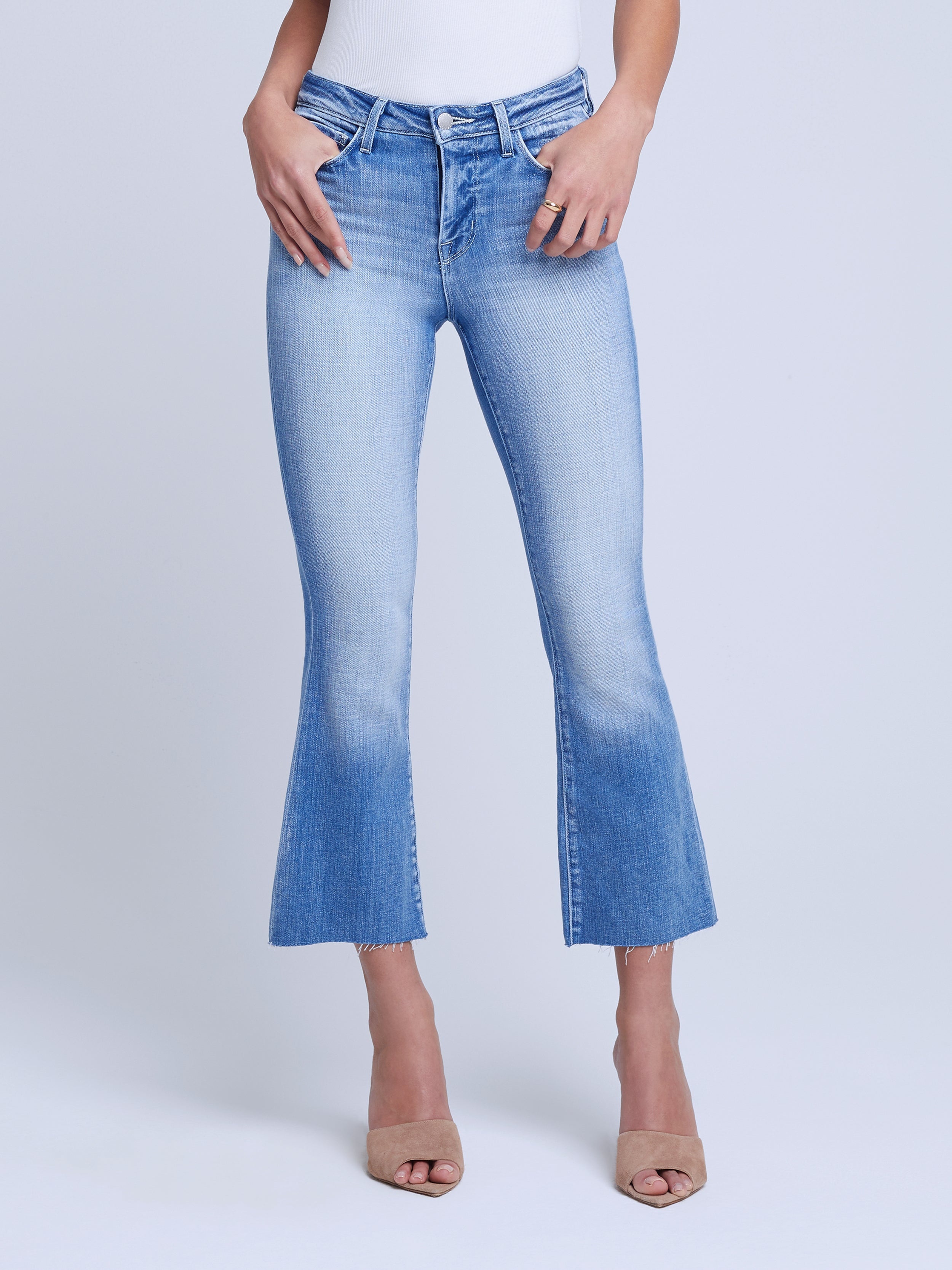 Kendra Cropped Flare Jean - 3