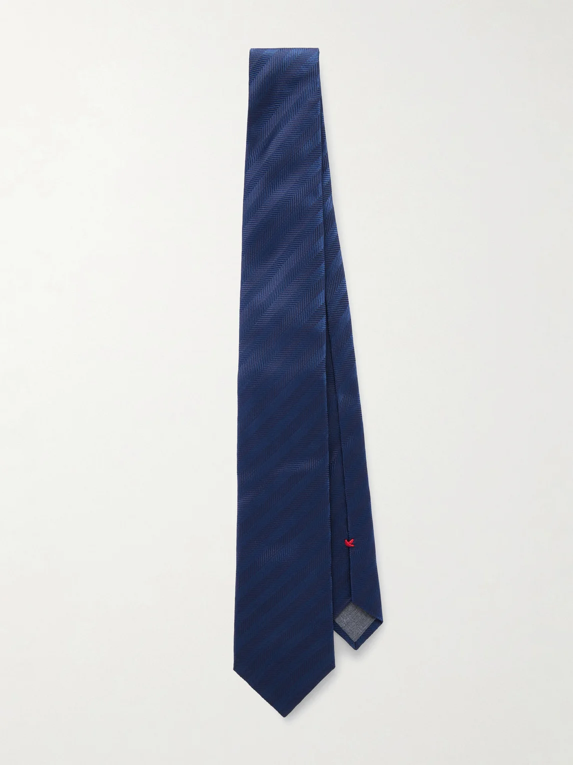 8cm Striped Silk-Jacquard Tie - 1