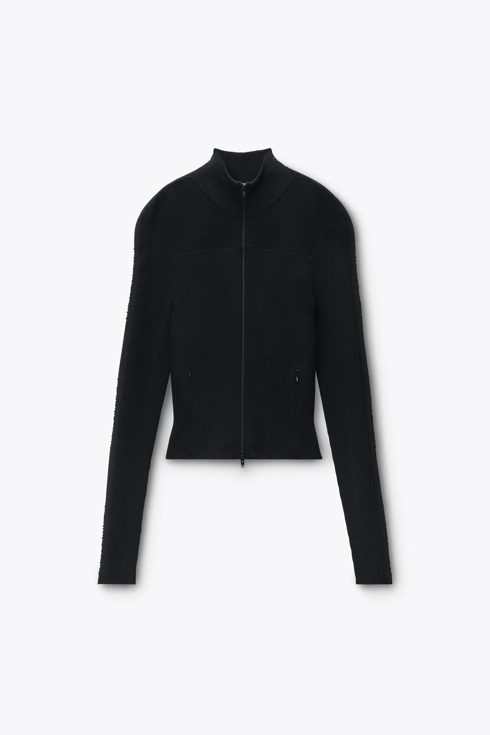 debossed logo fitted jacket - 1