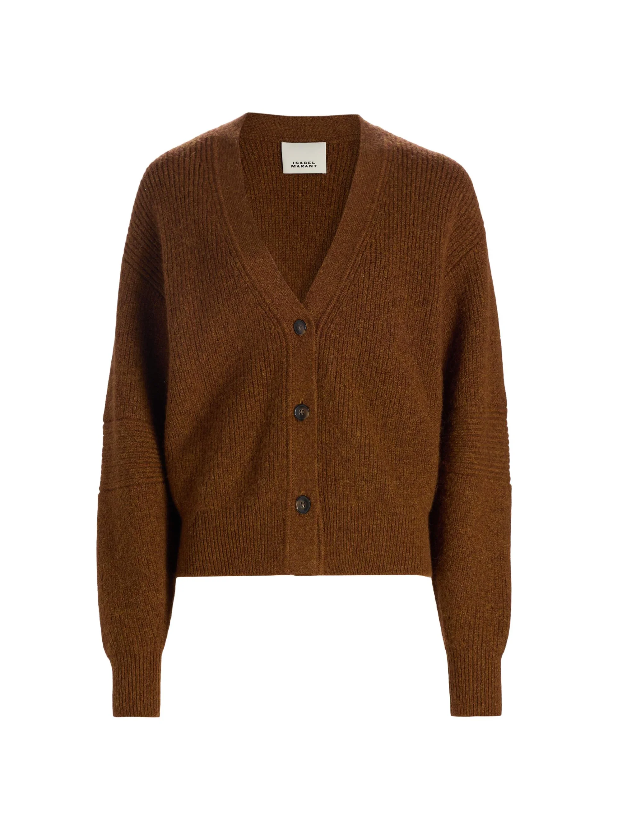 Women's Thelma Alpaca Wool Cardigan - Caramel - 1