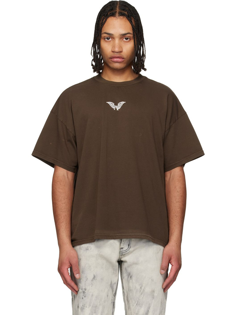 Brown Logo Inside Out T-shirt 1