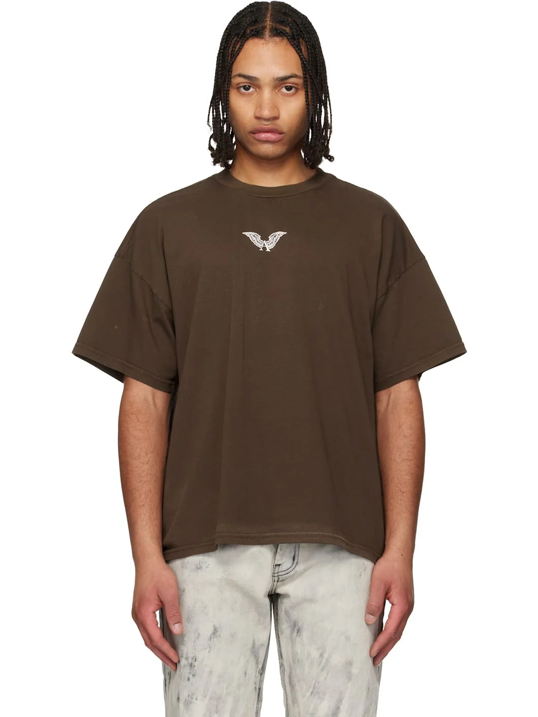 Brown Logo Inside Out T-shirt - 1