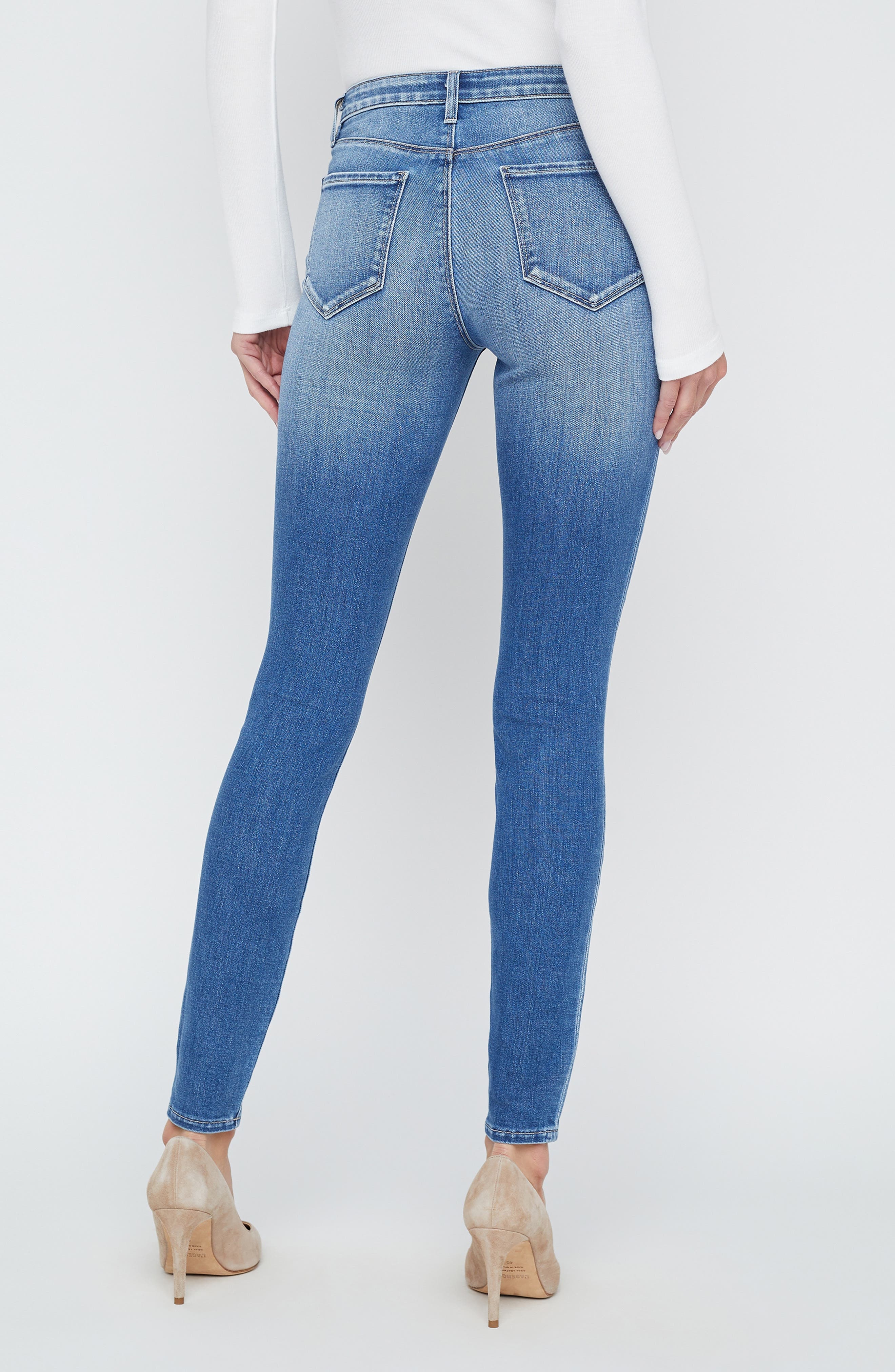 L'AGENCE Marguerite High Waist Skinny Jeans in Hampton at Nordstrom - 2