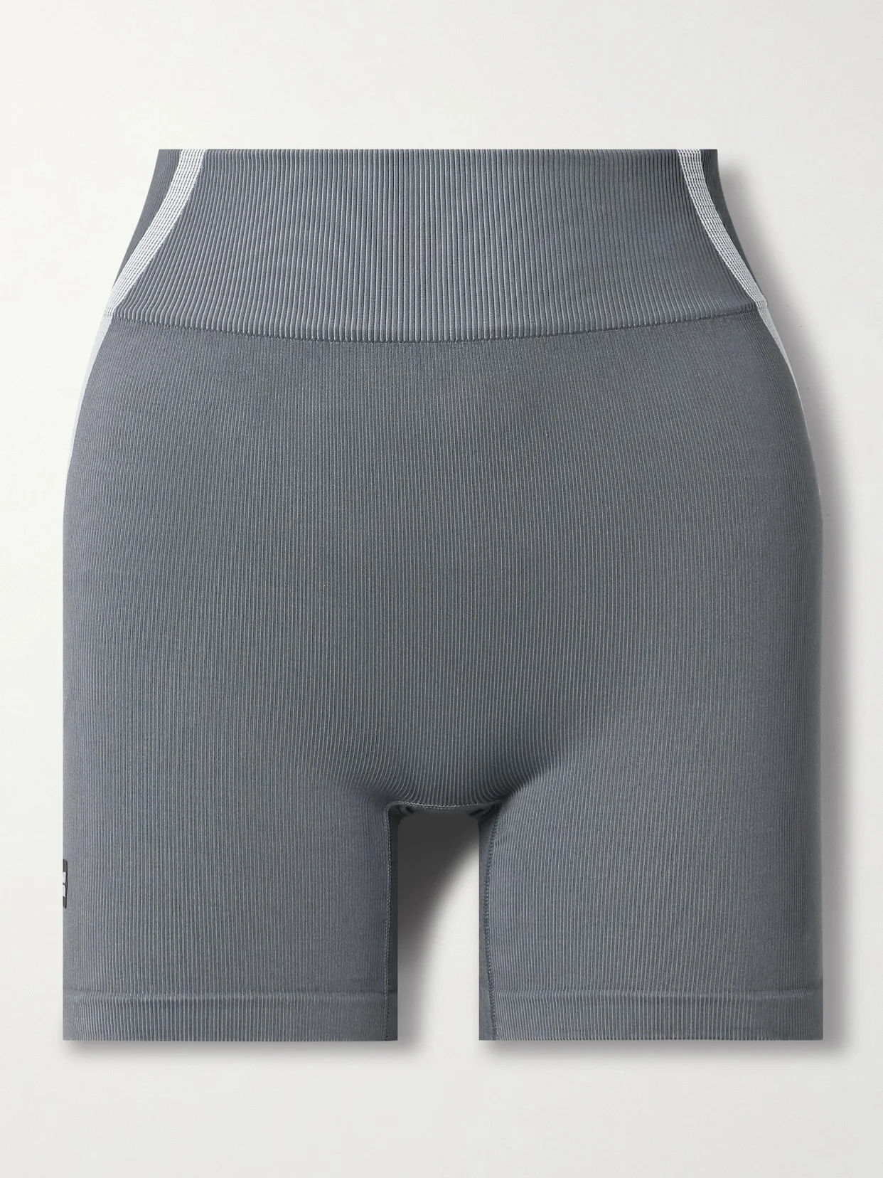 Studio Ribbed Stretch Recycled Shorts - 1